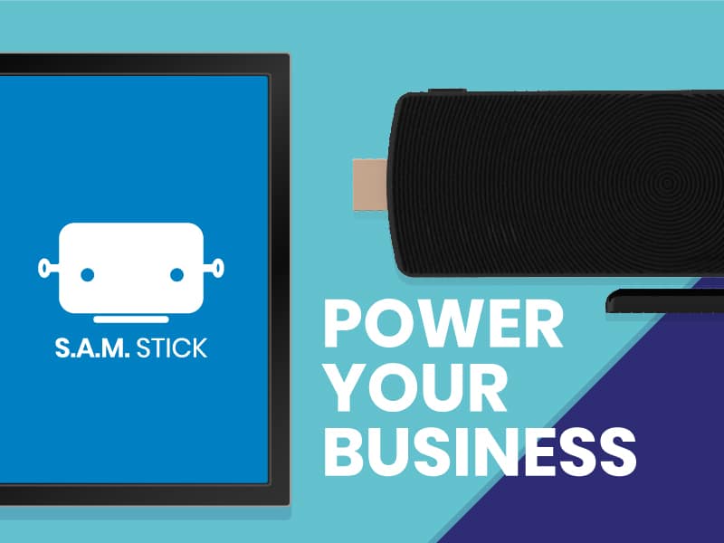 Power Your Business with Azulle’s Digital Signage Stick